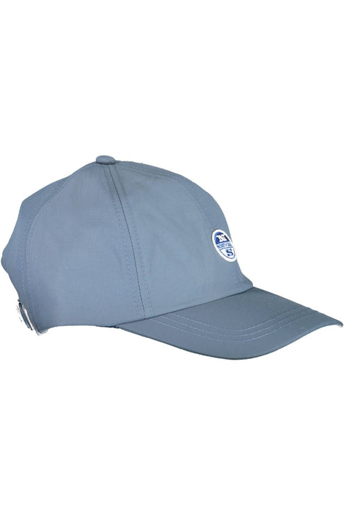 Chic Blue Visor Cap avec accent de logo