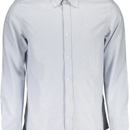 Klassiek licht blauw button-down shirt