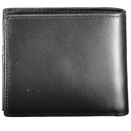 Black Leather Men Wallet