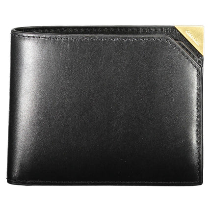 "Black Leather Men Wallet"