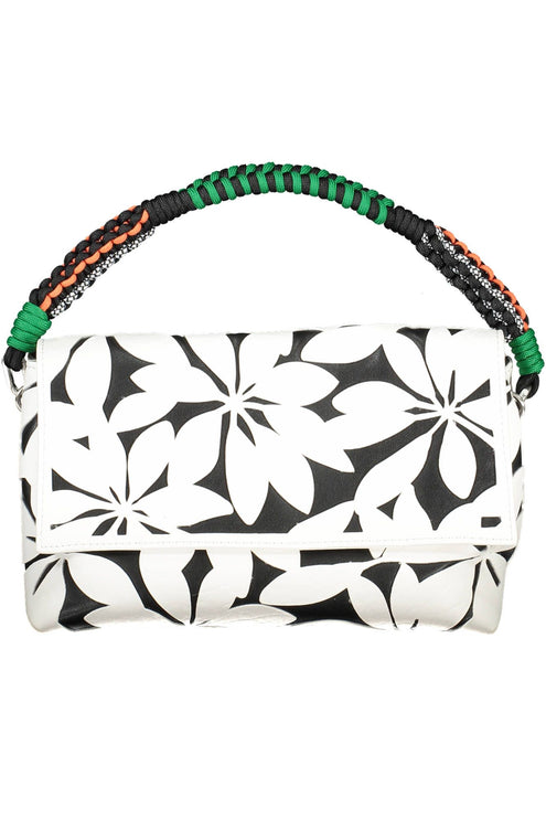 Bolso de hombro Chic White Contrasting Detail