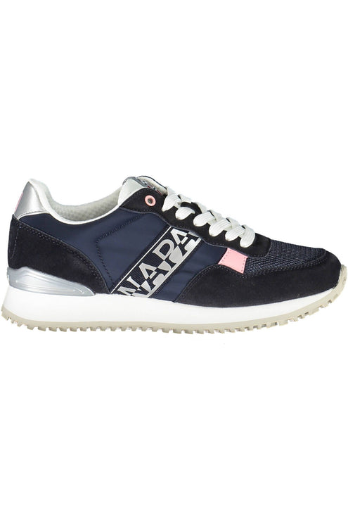 Sneaker blu chic con dettagli contrastanti