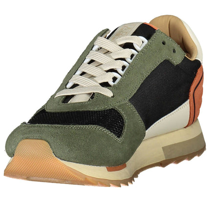 Zapatillas de zapatillas verdes de moda para el hombre moderno