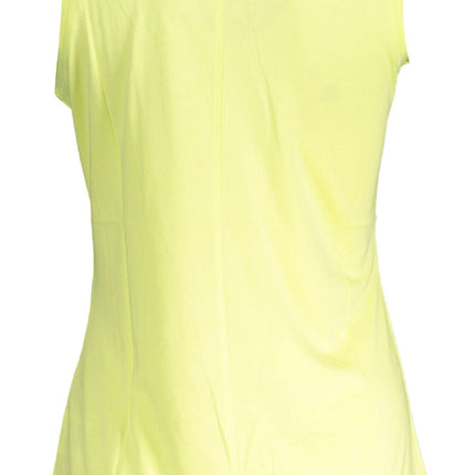 Yellow Viscose Women Top