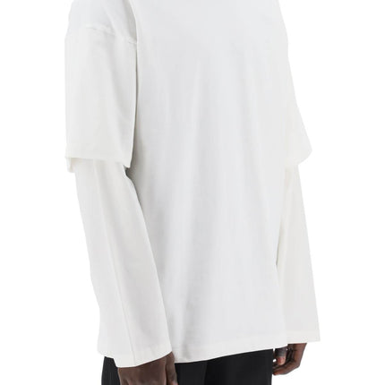 Oamc long-sleeved layered t-shirt