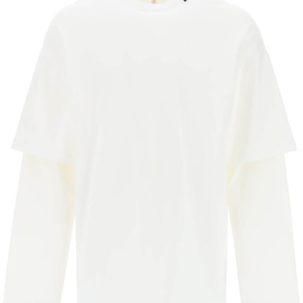 Oamc long-sleeved layered t-shirt