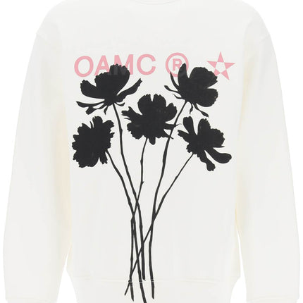 Oamc whiff sweatshirt with graphic print