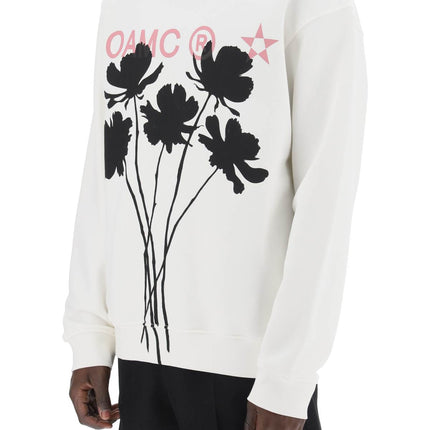 Oamc whiff sweatshirt with graphic print