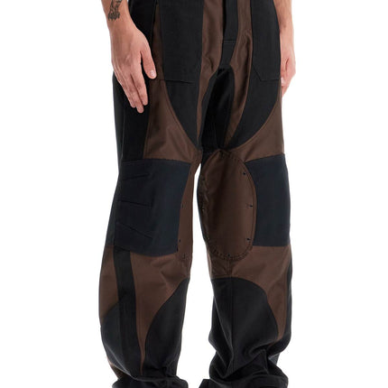 Mugler patchwork cargo pants with