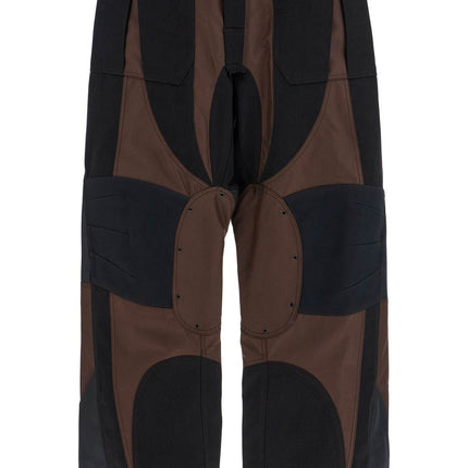 Mugler patchwork cargo pants with