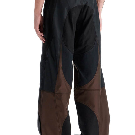 Mugler patchwork cargo pants with