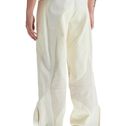 Mugler patchwork cargo pants with