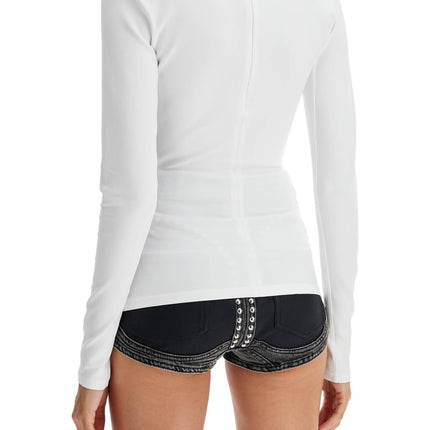 Mugler long-sleeved star top for