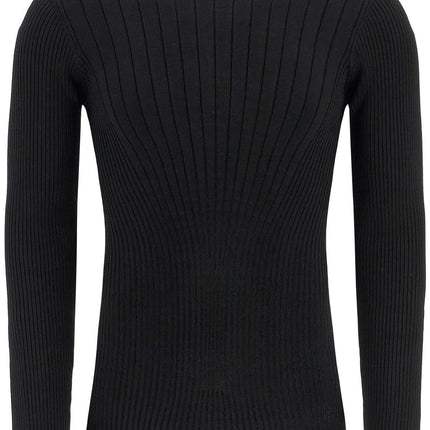 Mugler fitted long-sleeved top