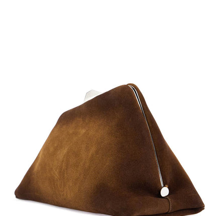 The Attico 'gradient suede day off clutch