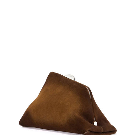 The Attico 'gradient suede day off clutch