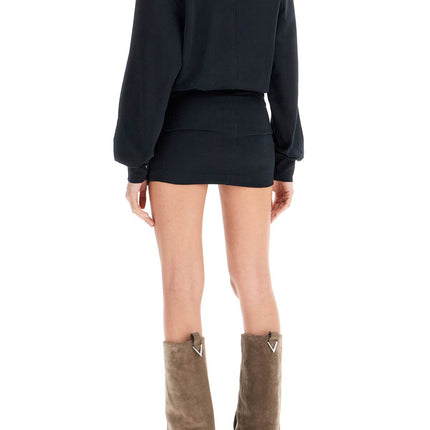 The Attico lightweight fleece mini dress