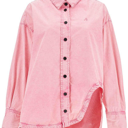 The Attico oversized pink shirt