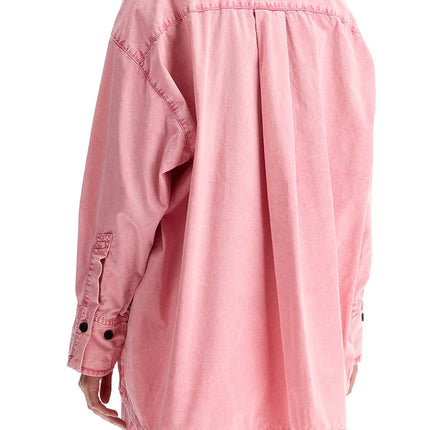 The Attico oversized pink shirt