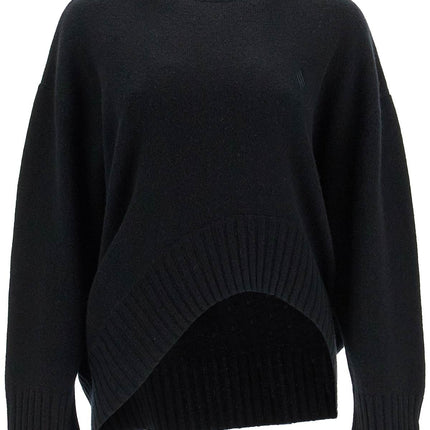 The Attico asymmetric wool and cashmere pullover