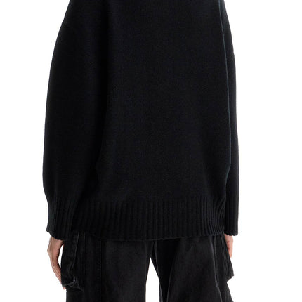 The Attico asymmetric wool and cashmere pullover