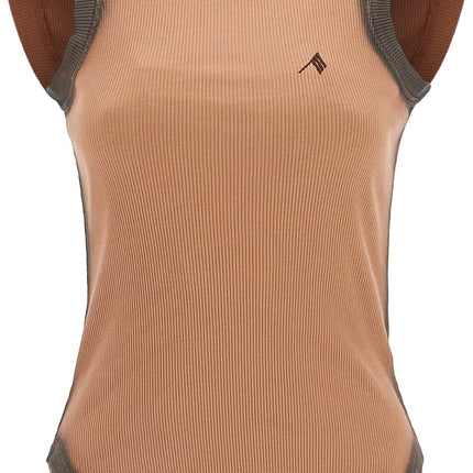 The Attico reese tank top with faded edges