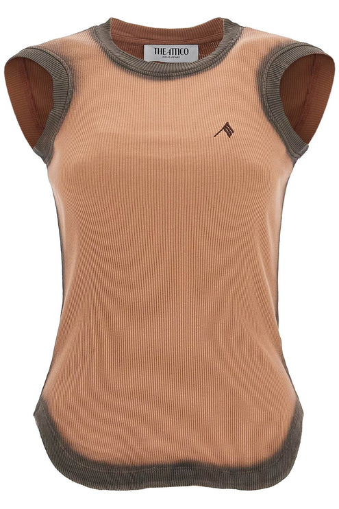 The Attico reese tank top with faded edges