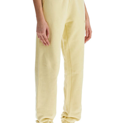 The Attico high waist loose yellow cotton pants