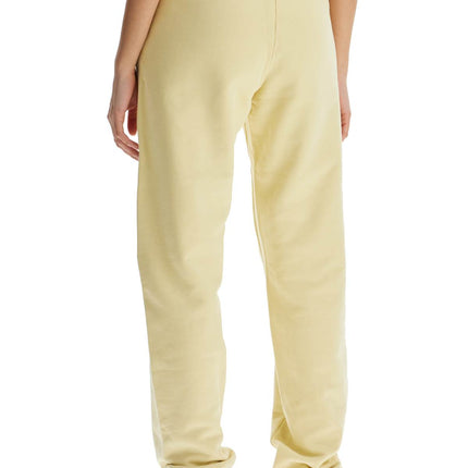 The Attico high waist loose yellow cotton pants