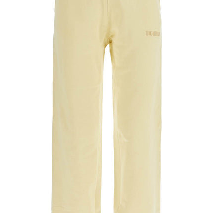 The Attico high waist loose yellow cotton pants