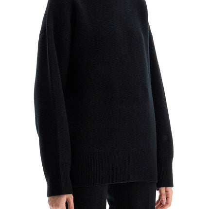 Toteme black rws wool and cashmere turtleneck sweater