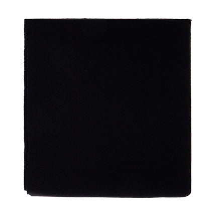 Toteme classic wide scarf in black virgin wool