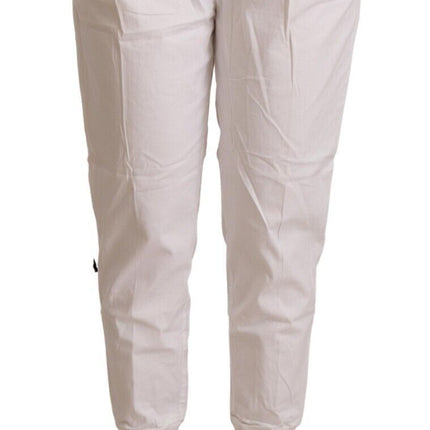 Pantalones cortos blancos con tapa blanca