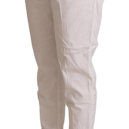 Pantalones cortos blancos con tapa blanca