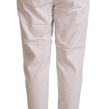 Pantalones cortos blancos con tapa blanca