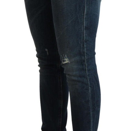 Jeans in denim magri chic a bassa vita