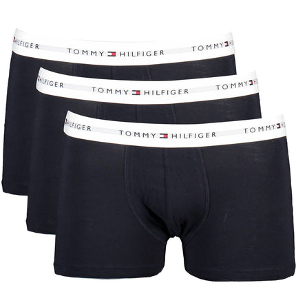 Black Cotton Men Boxer Underwear