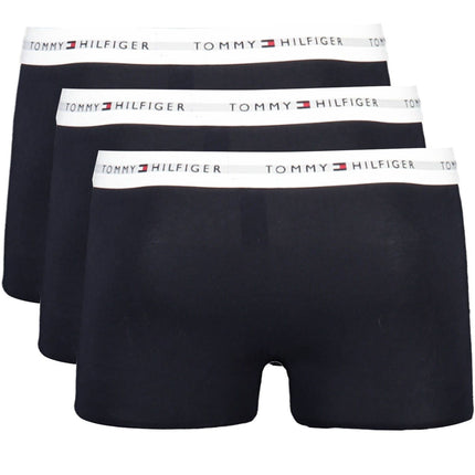 Black Cotton Men Boxer Underwear