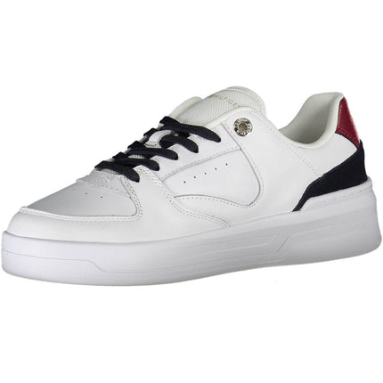 White Leather Women Sneaker