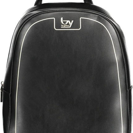 Black Polyethylene Women Backpack