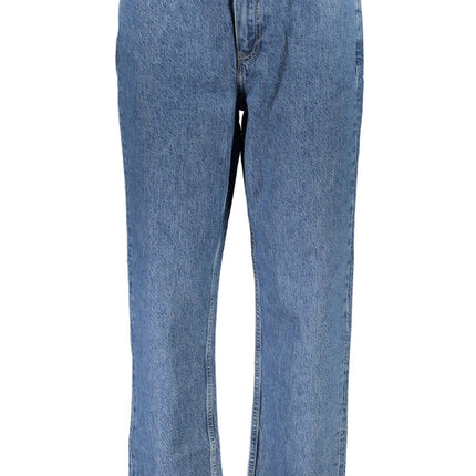 Blue Cotton Women Jeans