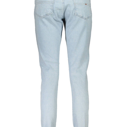 Light Blue Cotton Women Jeans