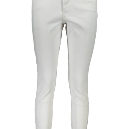 White Cotton Women Jeans