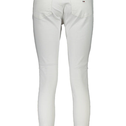 White Cotton Women Jeans