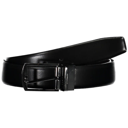 Black Leather Men Belt