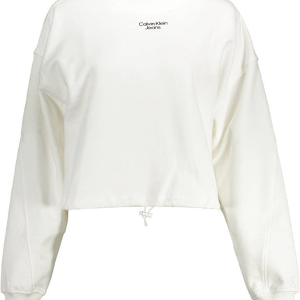 White Cotton Women Sweater