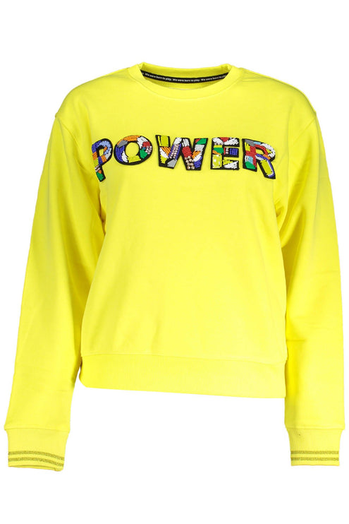 Levendige geel desigual sweatshirt