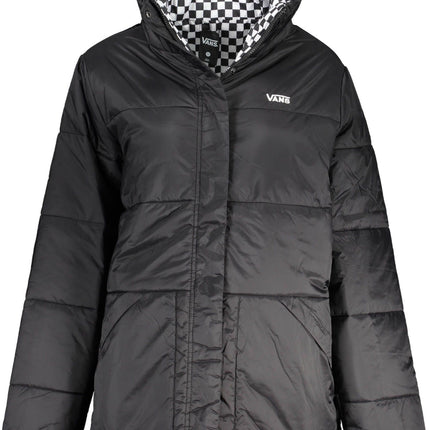 Veste à manches longues à chèque noir réversible