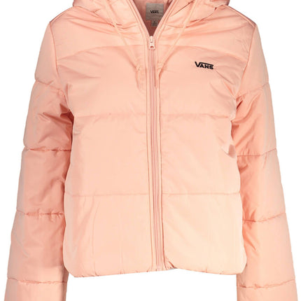 Pink Polyester Women Jacket