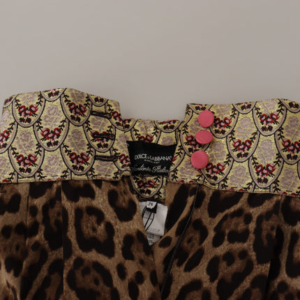 Pantalon Jacquard Leopard Jacquard